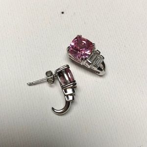 Pink Diamond Earrings